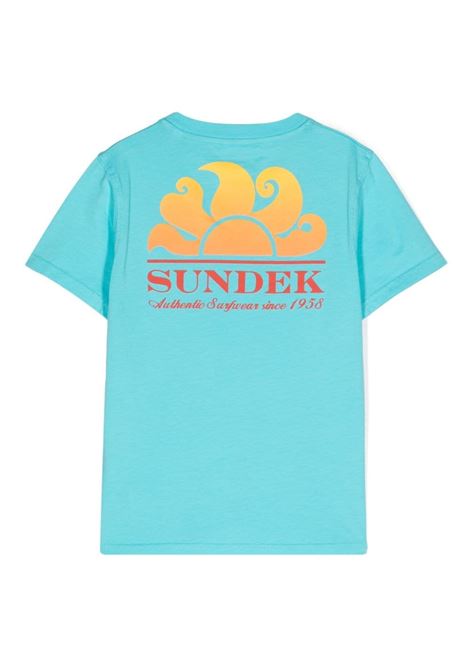 T-shirt con stampa SUNDEK | B028TEJ780005200 MARINE